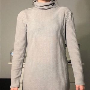 Sweater dress grey